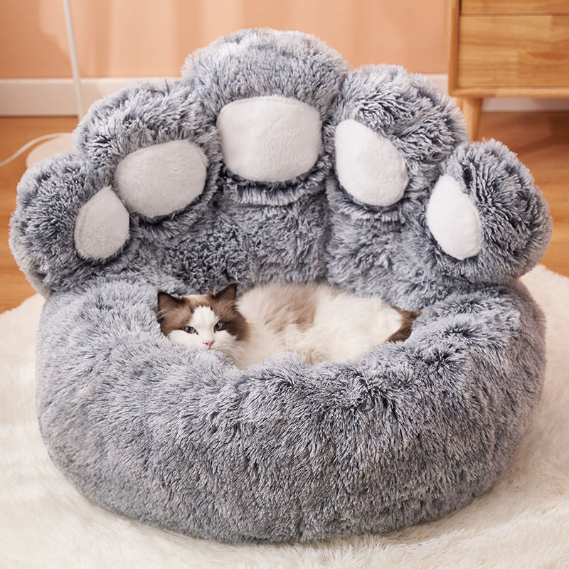 PawsomeHaven Comfort Paw Bed